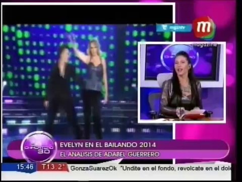 Adabel Guerrero analizó los bailes de Evelyn Von Brocke en la pista de Showmatch