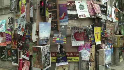 Intermittents: manifestation devant la préfecture d'Avignon