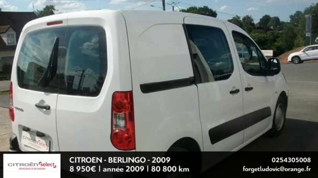 Annonce Occasion CITROEN Berlingo II HDi 92 COURT 625 KG CLUB 2009