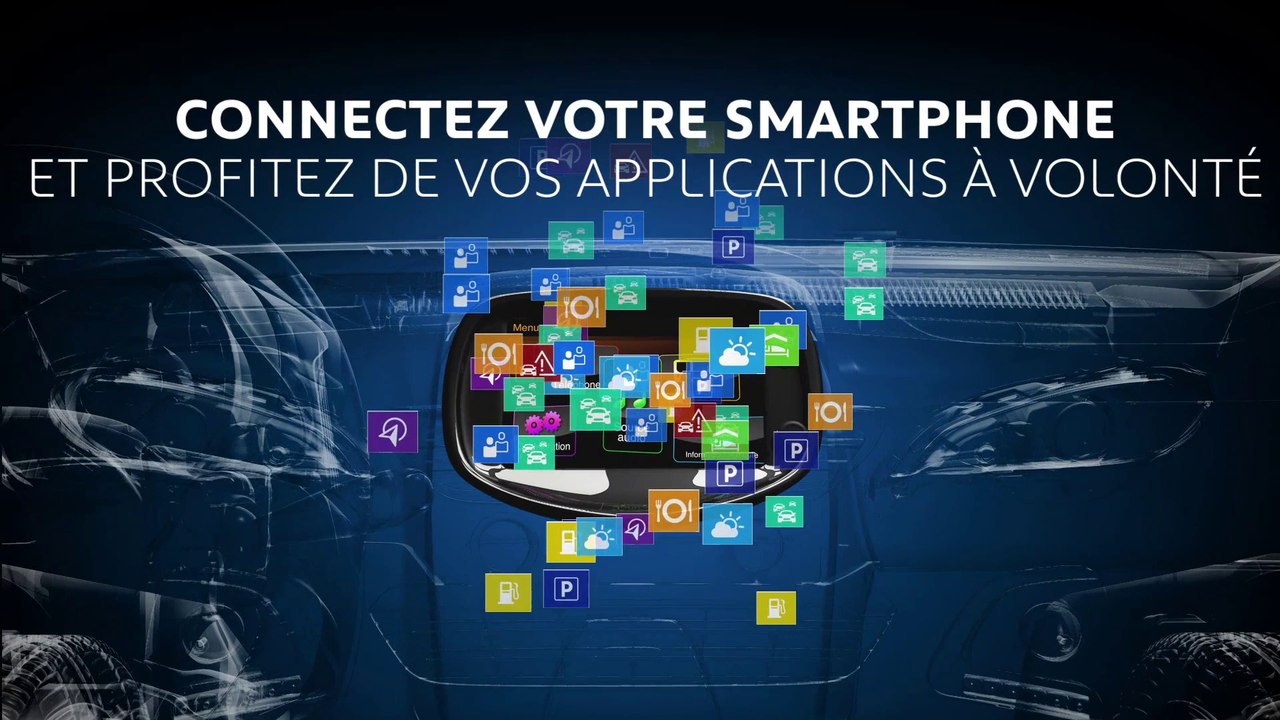 Mirror Screen écran tactile Peugeot 108 - FR ( www.feline.cc )