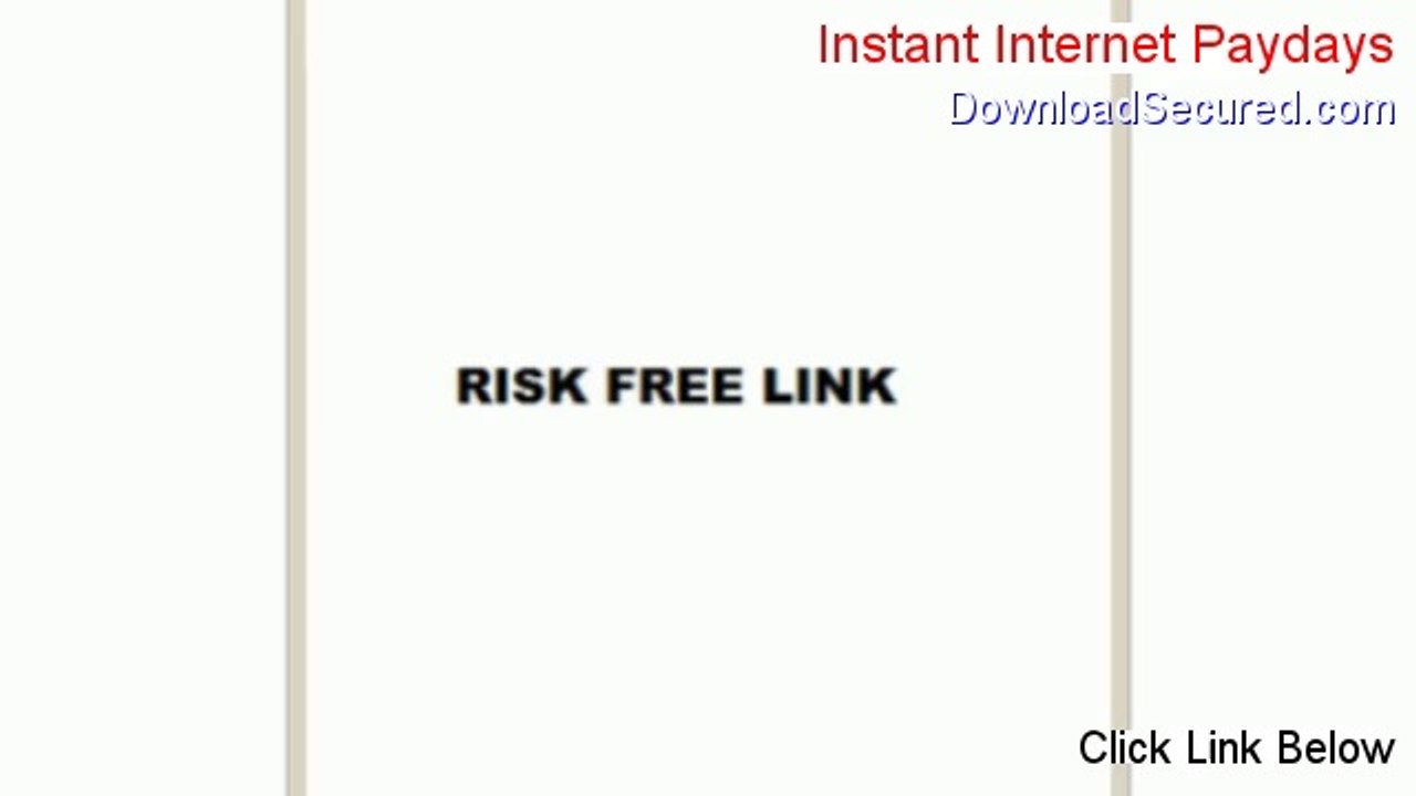 Instant Internet Paydays Reviews (Video Review)