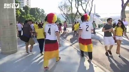Football / Les supporters français et allemands au Maracana - 04/07