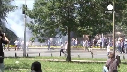 Choques entre la Policía macedonia y la minoría albanesa en Skopje