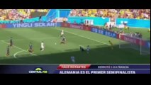 francia vs alemania goles 0-1 mundial brasil 2014