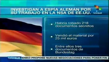 Investigan a espía alemán por su presunto trabajo para la NSA de EEUU