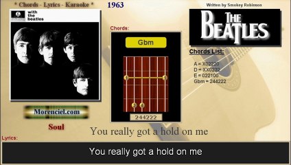 The Beatles - You really got a hold on me (Karaoke, no vocal)