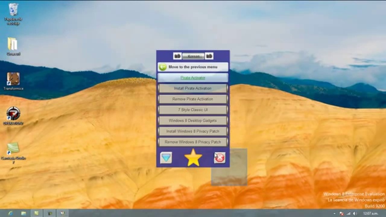 Como activar Windows 8 cualquier version(crack)(32 bits y 64 bits)