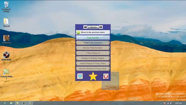 Como activar Windows 8 cualquier version(crack)(32 bits y 64 bits)