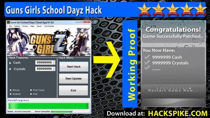 Download Link for Guns Girl School Dayz Cheat Cash, Crystal, Energy - Guns Girl Crystal and Energy Cheat