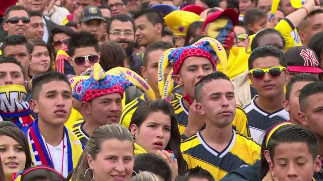Torcedores e jogadores colombianos culpam juiz