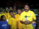 Brazilian Soccer team fans in Lyari-05 Jul 2014