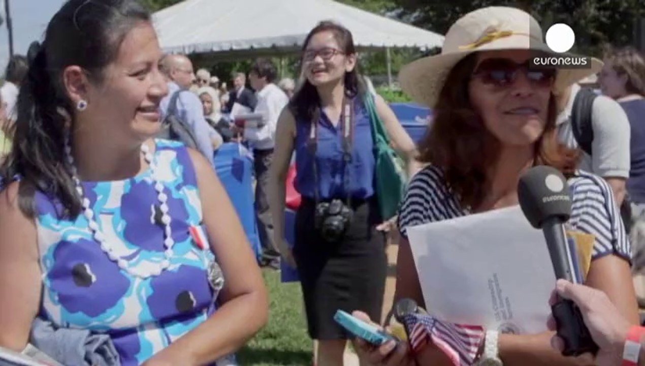 ABD Bağımsızlık Günü'nü yeni vatandaşlarıyla kutluyor