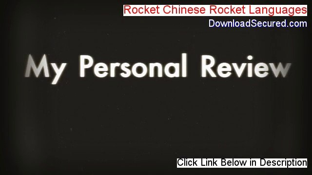 Rocket Chinese Rocket Languages Reviews - (2014)