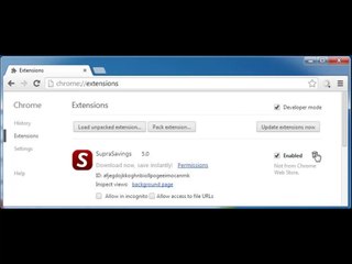 Get Rid of Ads by Supra Savings Virus