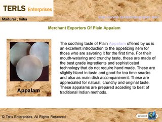 Papad Manufacturers in India