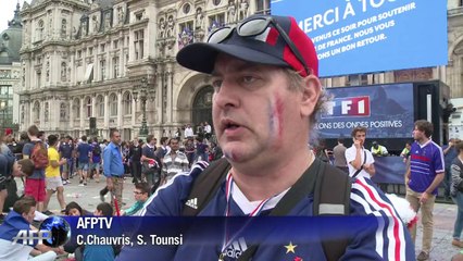Mondial 2014: la défaite de la France sous un ciel gris