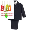 Cheap Deals 5-Piece Infant & Boy's Black Dress Suit with Shirt, Vest, and Tie Review