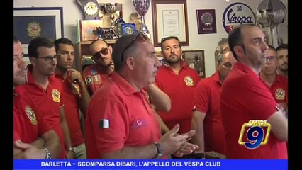 Barletta | Scomparsa Dibari, l'appello del Vespa Club