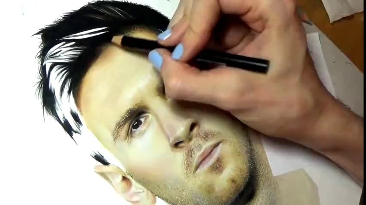 Messi'nin müthiş gerçekçi çizimi