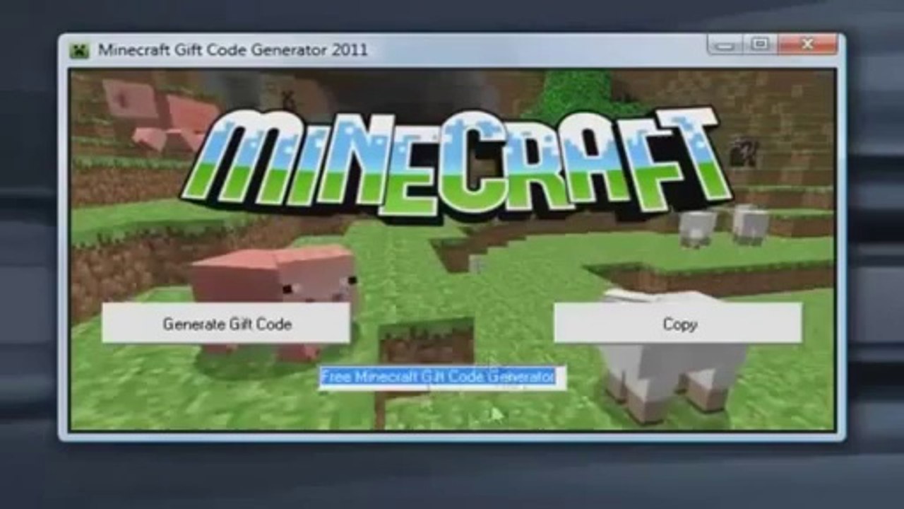 Minecraft Gift Code Generator WOKING Free Update August 2013 download