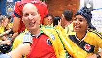 Los brasileños celebran la clasificación de la Canarinha para semifinales