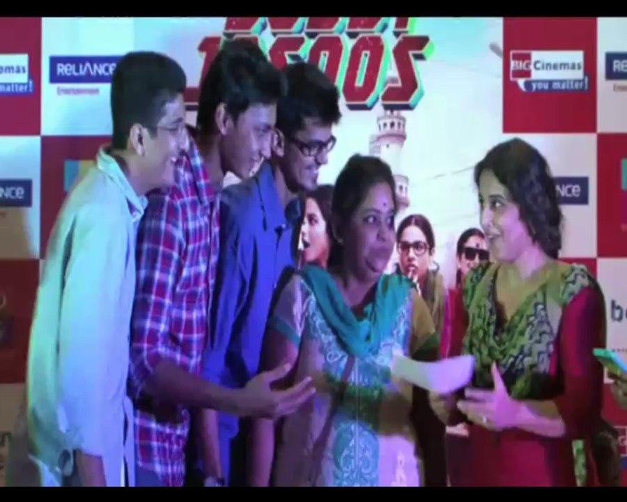 Vidya Balan meets contest winners