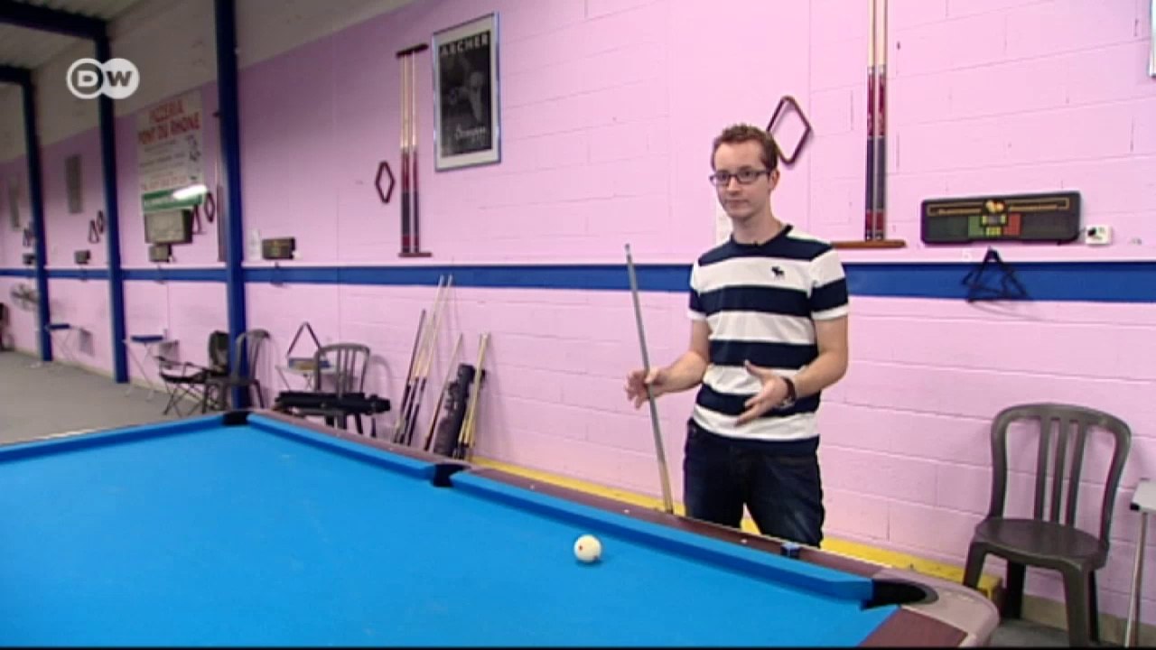 Trick-billardspieler florian kohler | euromaxx