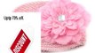Cheap Deals BONAMART � Baby Todder Girl boy Peony Hair Big Flower Clip + Crochet Cap Hat Pink Review