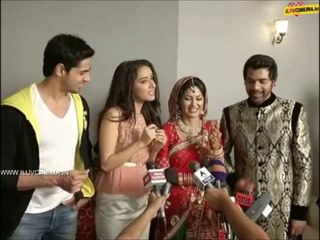 Ek Villain Promotion On Sets of Kumkum Bhagya |  www.iluvcinema.in