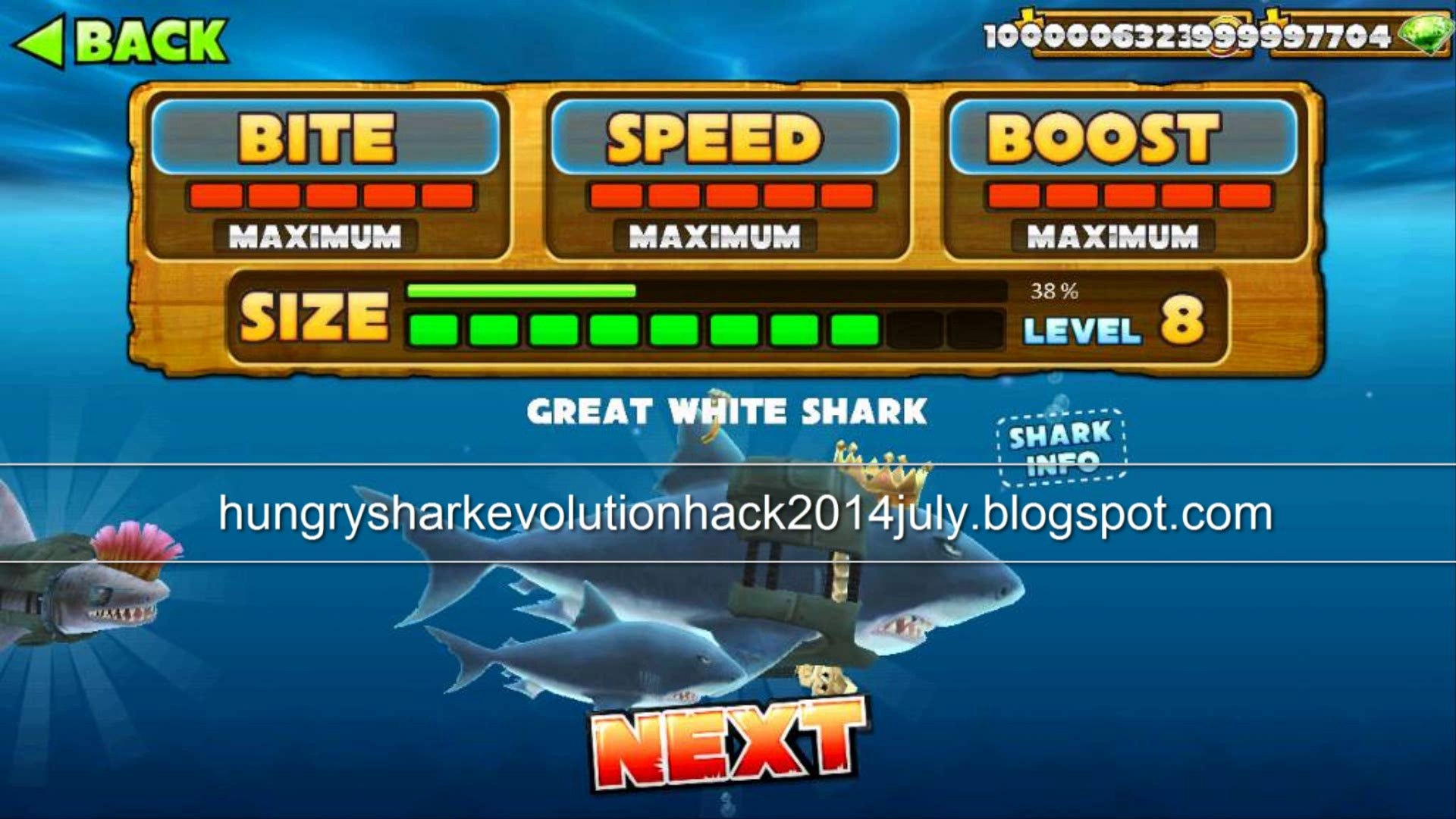 Hungry shark мод последняя версия