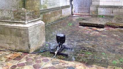 Première grosse averse aux Médiévales