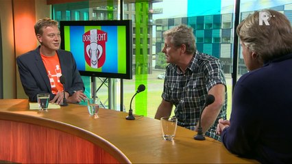 04-07-2014 Peter Houtman te gast bij FC Rijnmond