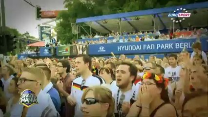 Alman taraftarlar her şeyden memnun