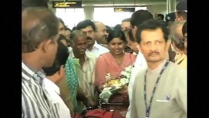 Released Indian nurses abducted in Iraq, return home