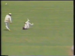 Brian LARA took a good low catch, MCG TEST 1993