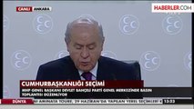 Bahçeli'den Demirtaş'ın Köşk Adaylığına İlk Yorum
