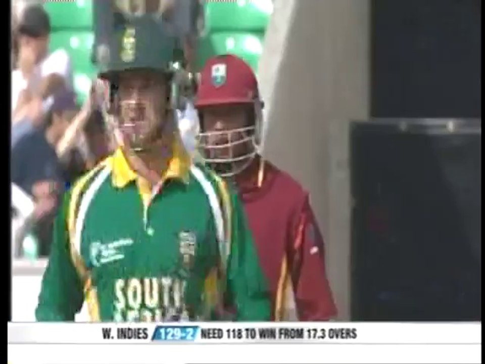 Ramnaresh Sarwan , Massive 6 off Nicky Boje, when Sarwan was