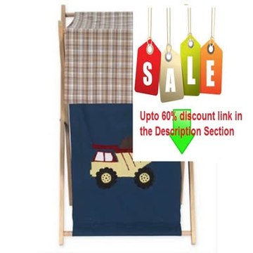 Best Price Baby and Kids Clothes Laundry Hamper for Sweet Jojo Designs for Construction Zone Bedding Review