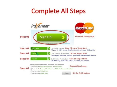 How to get payoneer master card in pakistan