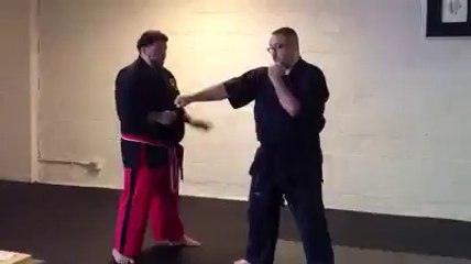 Hanshi Kevin Pereira of Shishikan at the Mushinkai dojo