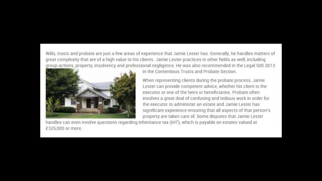 Jamie Lester Solicitor | How Probate Works