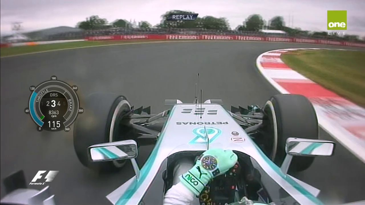 F1 2014 GB - Rosberg's Pole Position Onboard