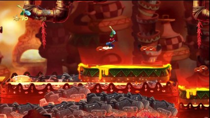 Rayman Origins - Lacs exquis - Niveau 1 : Soupe de Dragon