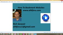 How To Bookmark Websites       www.all4foru.com