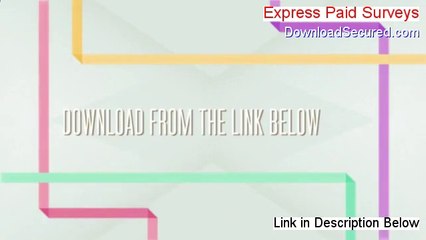 Express Paid Surveys Download Free [express paid surveys 2014]