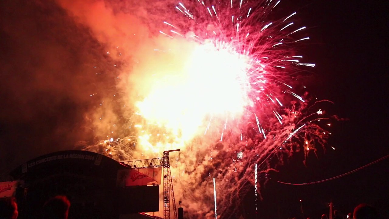 Feu d'artifice Concerts de la Région Rouen 06-07-2014
