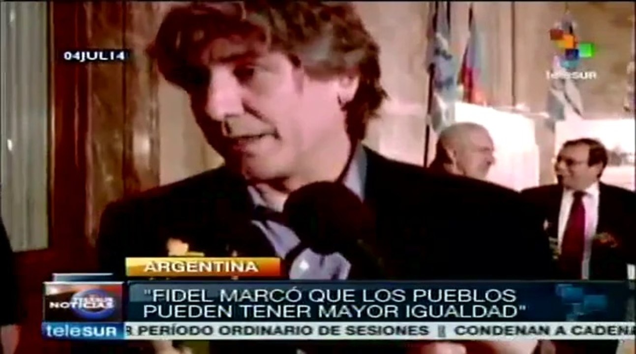 Congreso argentino exhibe muestra fotográfica sobre Fidel Castro