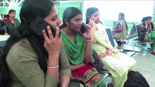 India nurses leave Iraq after being freed by jihadists