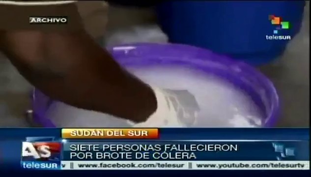 Sudán del Sur: siete personas mueren por propagación de cólera