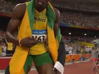 Download Video: Olympic Games 2008 Beijing - Athletics 200m Mens Final - Usain Bolt Gold & World Record